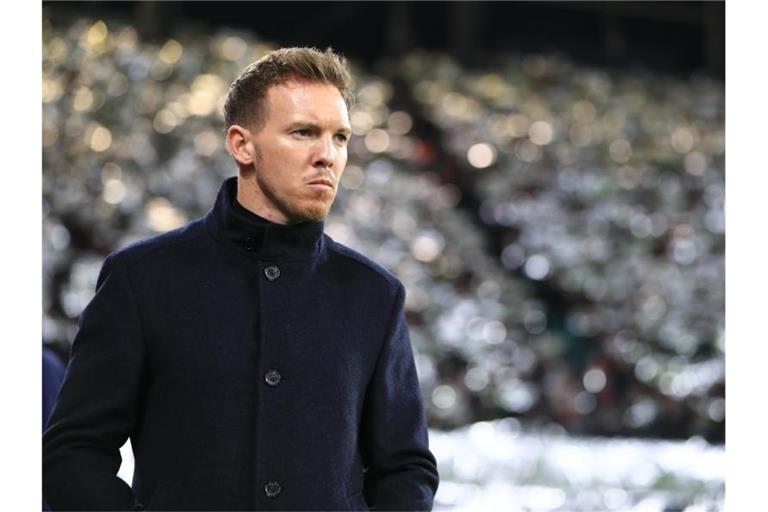 Leipzigs Trainer Julian Nagelsmann. Foto: Jan Woitas/dpa/Archivbild