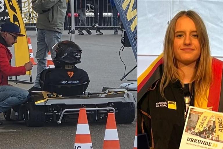 Lena Marks ist in Steißlingen deutsche Meisterin im Kartslalom geworden. Foto: privat