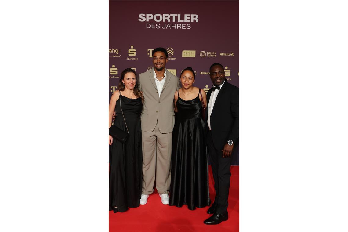 Leo Neugebauer mit Familie.