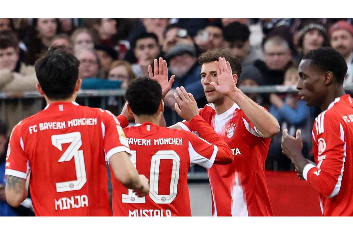 Leon Goretzka trug sich mit seinem Tor in die Geschichtsbücher ein.