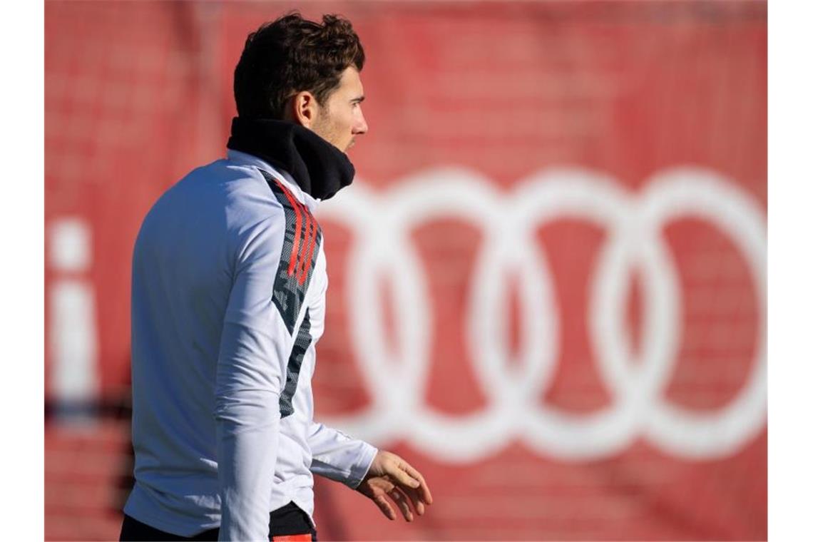 Leon Goretzka wird dem FC Bayern gegen den FC Barcelona fehlen. Foto: Sven Hoppe/dpa