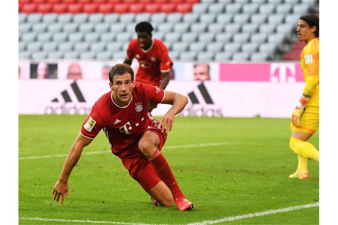 Leon Goretzka wurde beim Spiel gegen Gladbach zum Bayern-Matchwinner. Foto: Matthias Balk/dpa