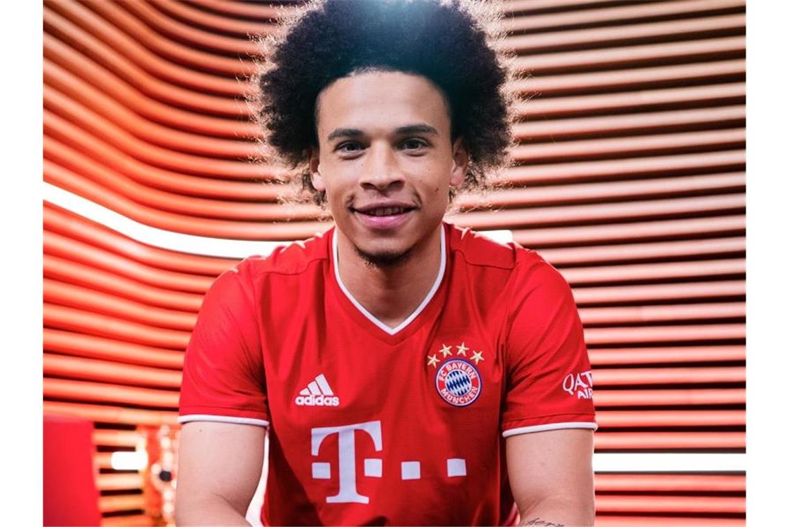 Leroy Sané hat seine erste Trainingseinheit beim FC Bayern absolviert. Foto: -/FC Bayern/dpa