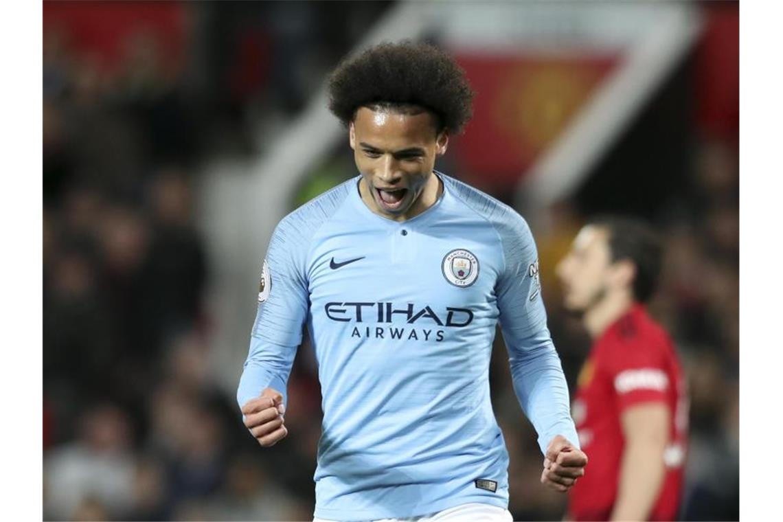 Leroy Sané steht bei Manchester City unter Vertrag. Foto: Jon Super/AP