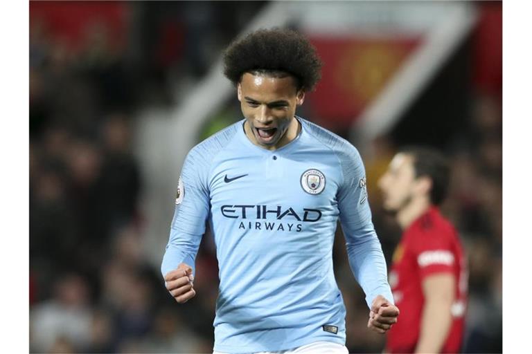 Leroy Sané steht bei Manchester City unter Vertrag. Foto: Jon Super/AP