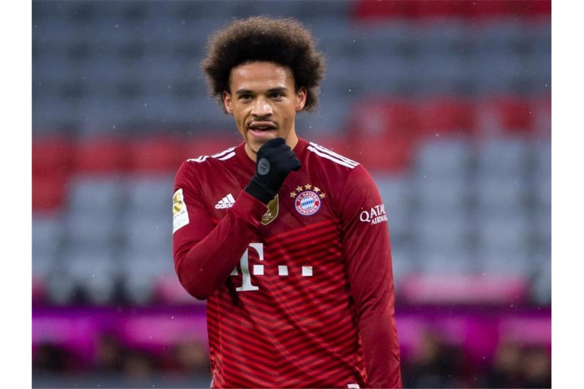 Neue Corona-Fälle bei den Bayern: Sané und Upamecano positiv Leroy Sané wurde positiv auf das Coronavirus getestet. Foto: Sven Hoppe/dpa