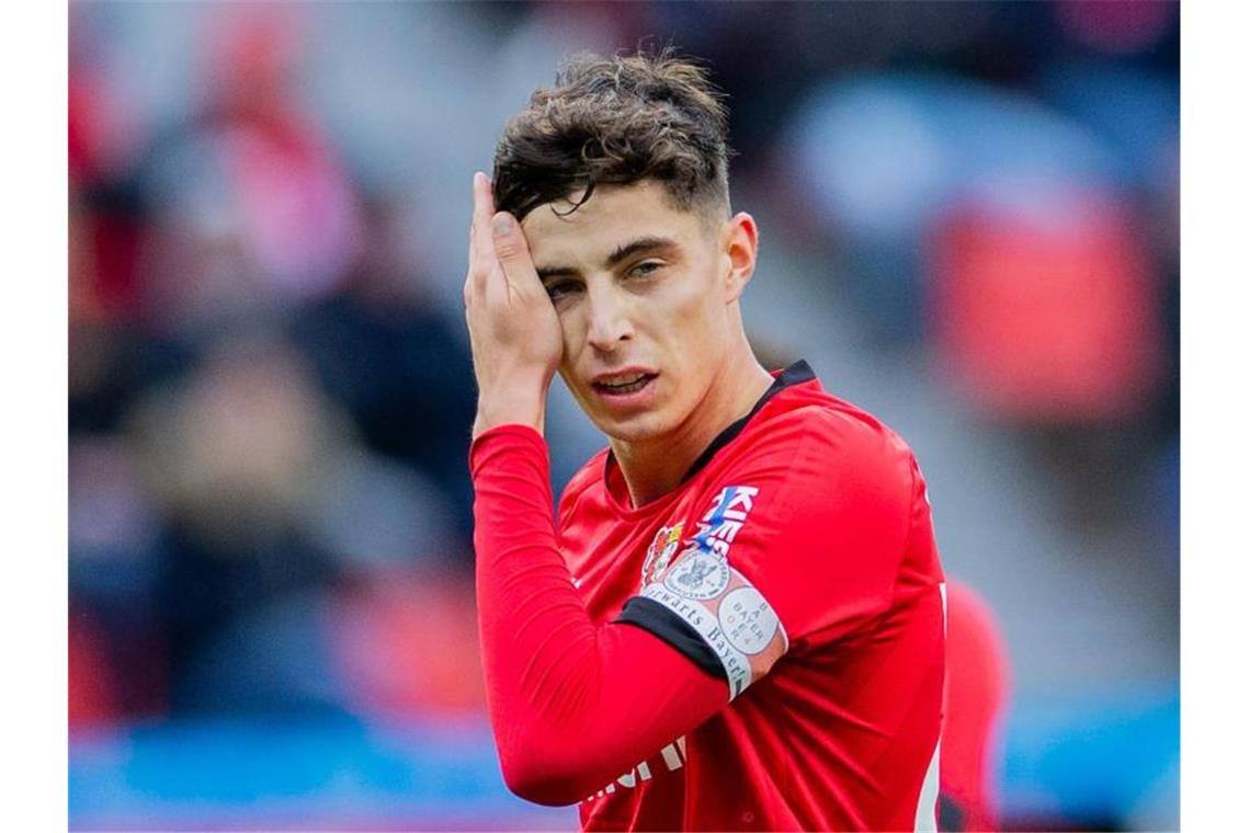 Leverkusen ohne Havertz - Bosz mit bester Elf Leverkusens Topspieler Kai Havertz wird im DFB-Pokal-Halbfinale fehlen. Foto: Rolf Vennenbernd/dpa