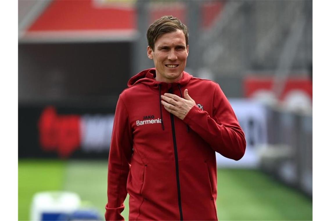 Leverkusens Trainer Hannes Wolf. Foto: Federico Gambarini/dpa POOL/dpa/Archivbild