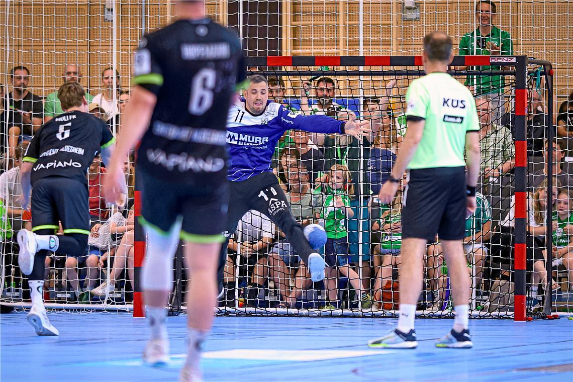 Levin Stasch// Handball, Aufstiegsrunde Männer HC Oppenweiler/Backnang vs HC Ein...