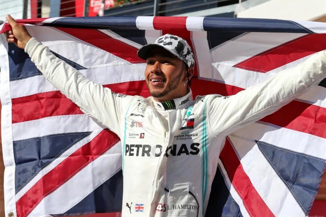 Lewis Hamilton hat den Weltmeister-Titel schon in der Tasche. Foto: -/PA Wire/dpa