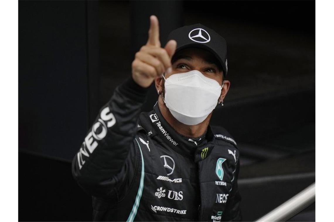 Lewis Hamilton war im Abschlusstraining am schnellsten. Foto: Luca Bruno/AP/dpa