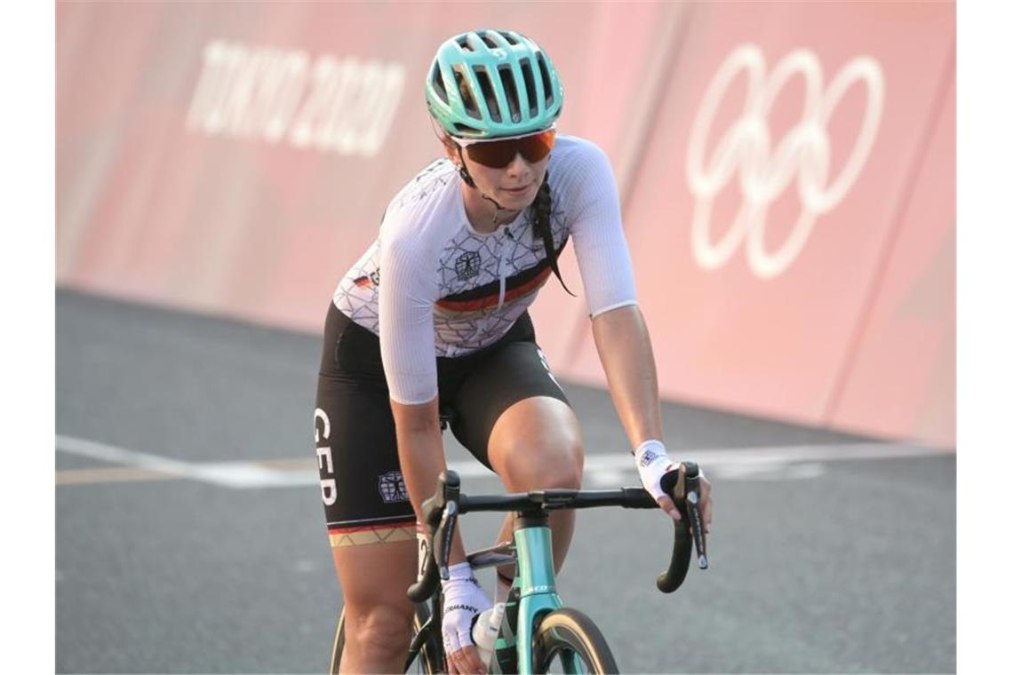 Rad-Frauen peilen WM-Überraschung in Flandern an Liane Lippert geht mit großen Hoffnungen ins WM-Straßenrennen. Foto: Sebastian Gollnow/dpa/Archiv