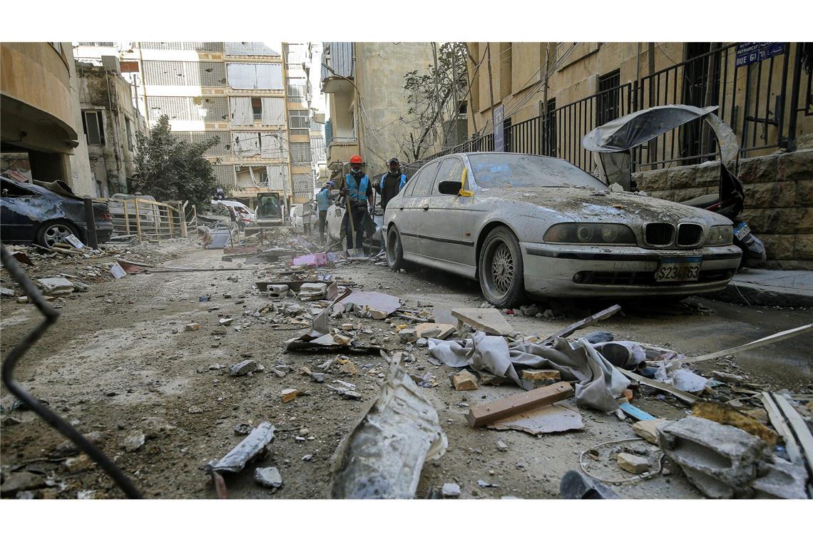 Libanons Hauptstadt Beirut ist weiter Ziel israelischer Luftangriffe