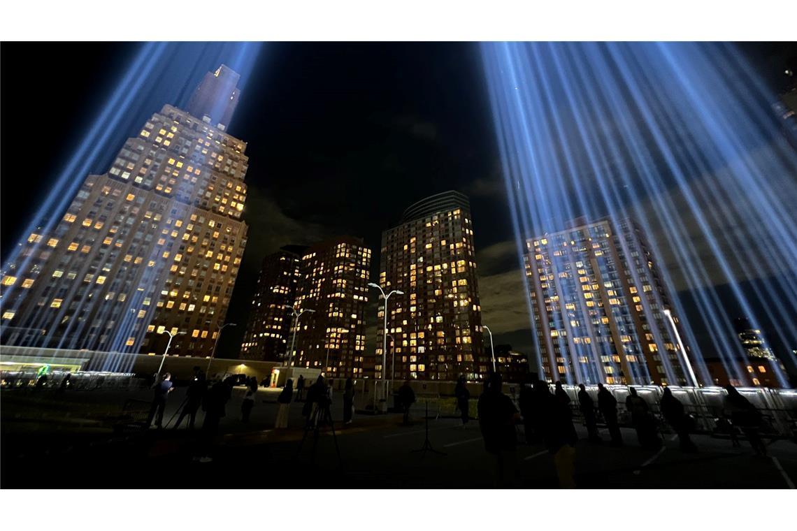 Lichter über New York: Test für 9/11-Gedenkinstallation
