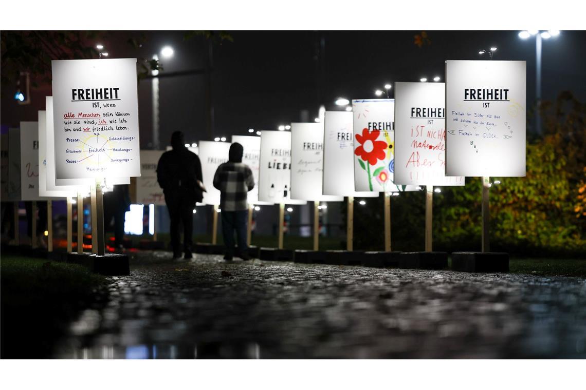 Lichtfest Leipzig: Kunstprojekt erinnert an den Herbst ’89