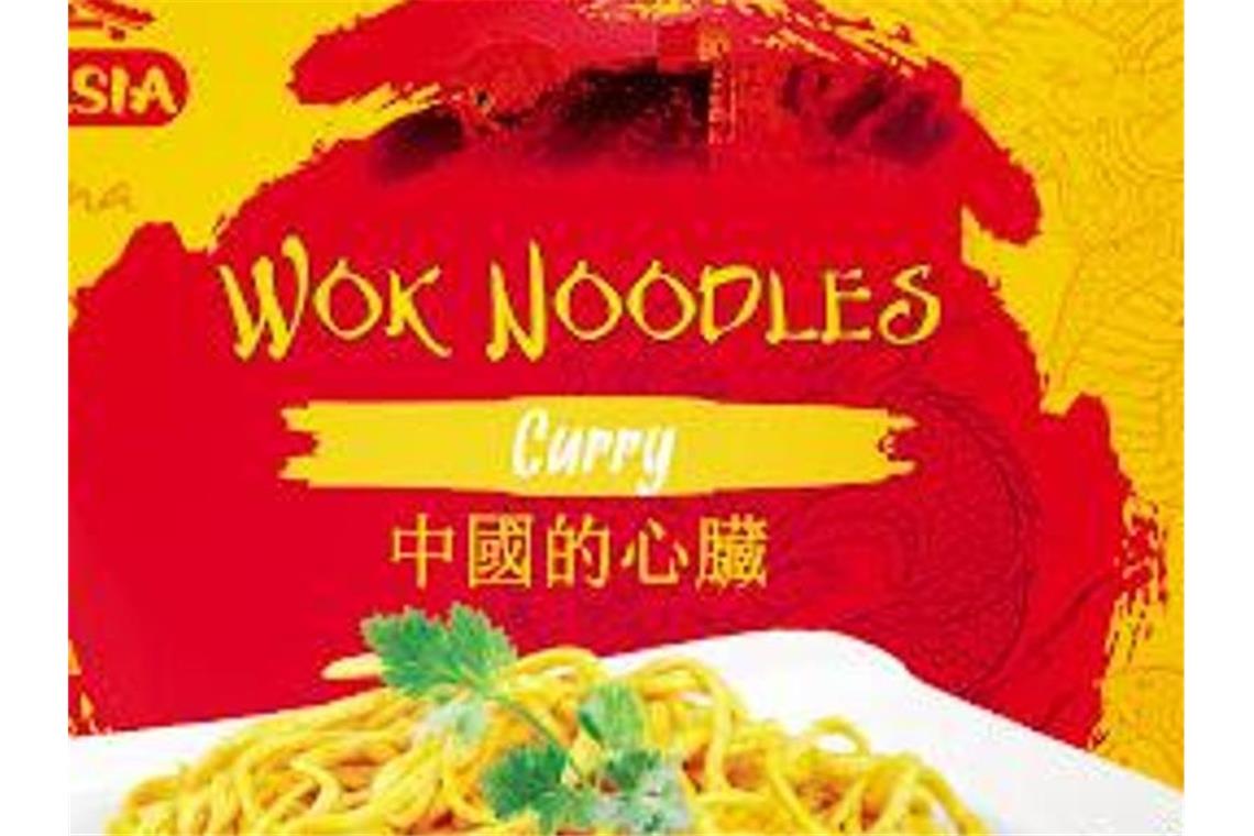 Lidl ruft "Vitasia Wok Noodles Curry, 300g" zurück. Foto: Lidl/Lidl/obs/dpa