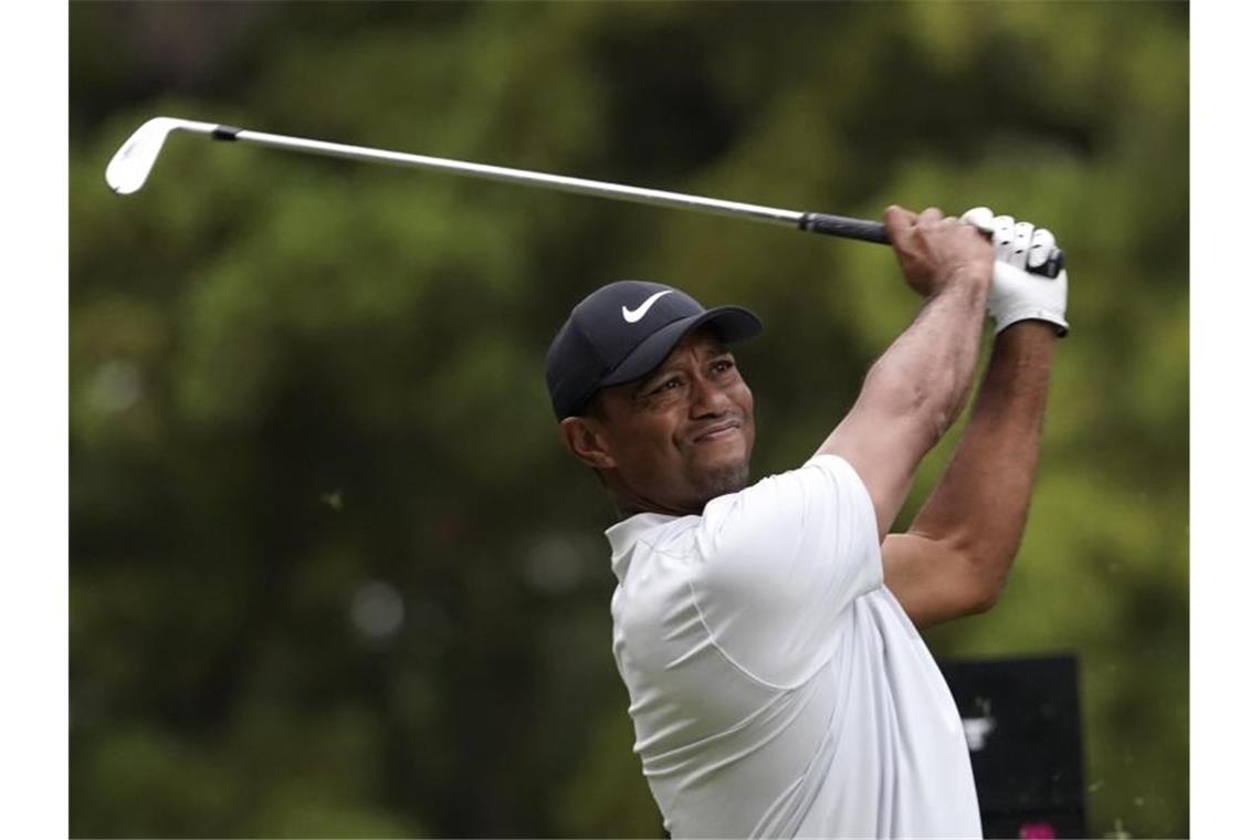 Tiger Woods bei PGA-Turnier in Japan weiter an der Spitze Liegt beim PGA-Turnier in Japan weiter an der Spitze: Tiger Woods. Foto: Lee Jin-Man/AP/dpa