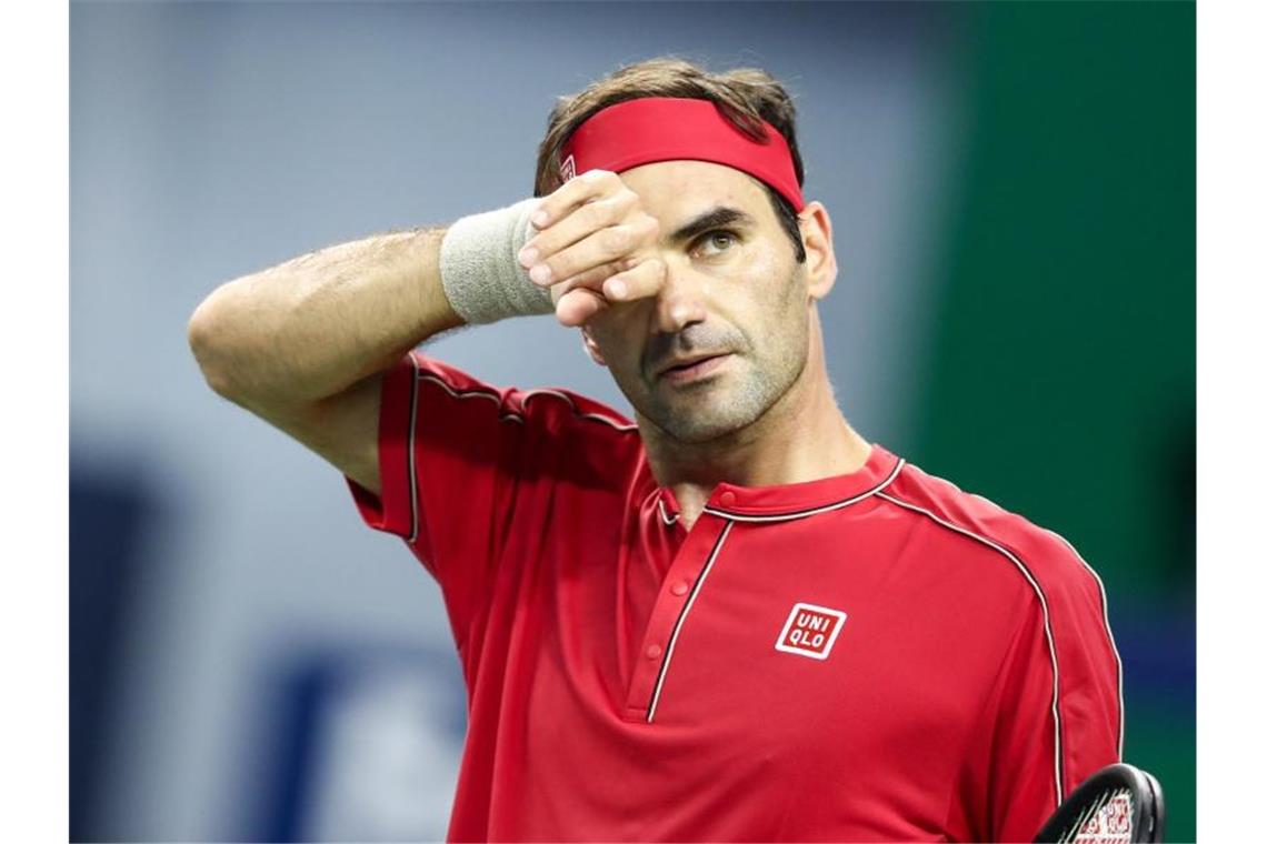 Lokalmatador Federer und Struff in Basel in Runde zwei Ließ Peter Gojowczyk in Basel keine Chance: Lokalmatador Roger Federer. Foto: Wu Gang/XinHua/dpa