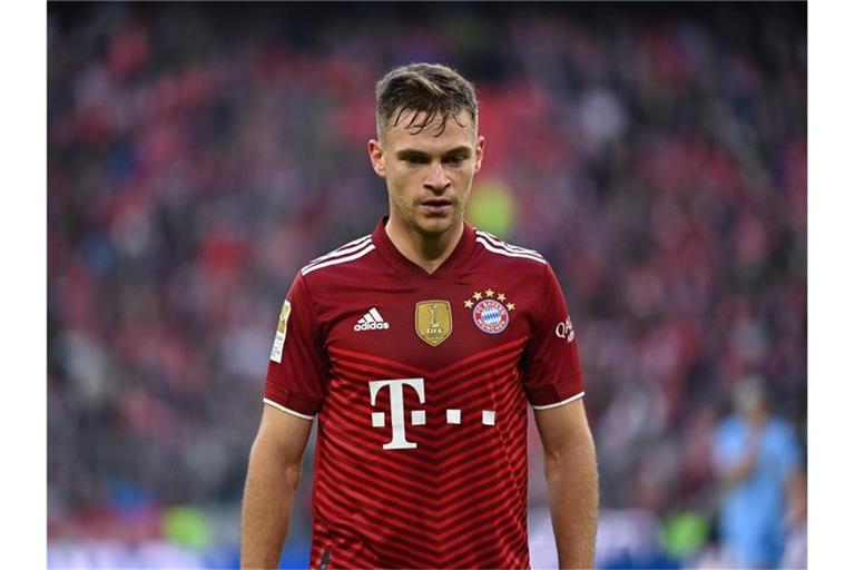 Ließ sich bis dato noch nicht gegen Corona impfen: Bayern-Star Joshua Kimmich, der sich in Selbstisolation befinden soll. Foto: Sven Hoppe/dpa