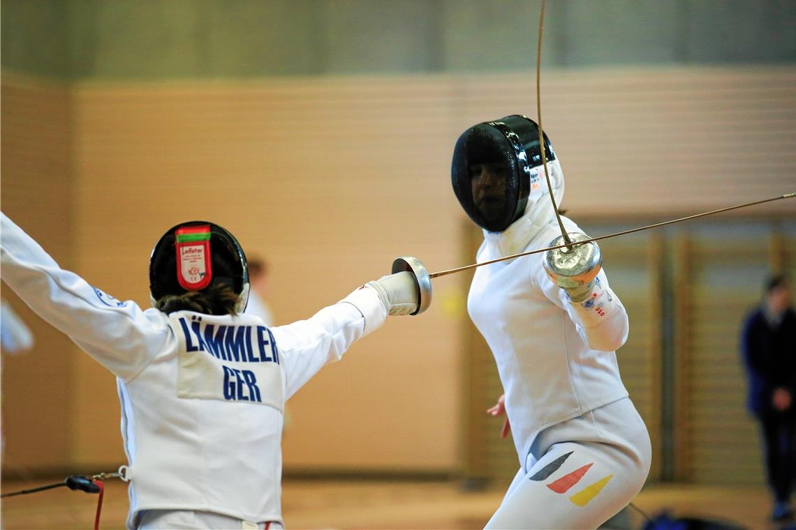 Lina Zerrweck (rechts) hat beim Heimturnier eine starke Leistung gezeigt. Foto: A. Becher