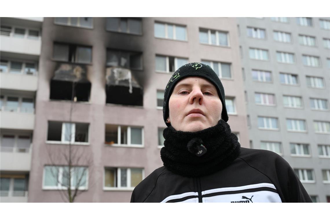 Linda Rockmann half Mietern und kochte Tee für Betroffene.