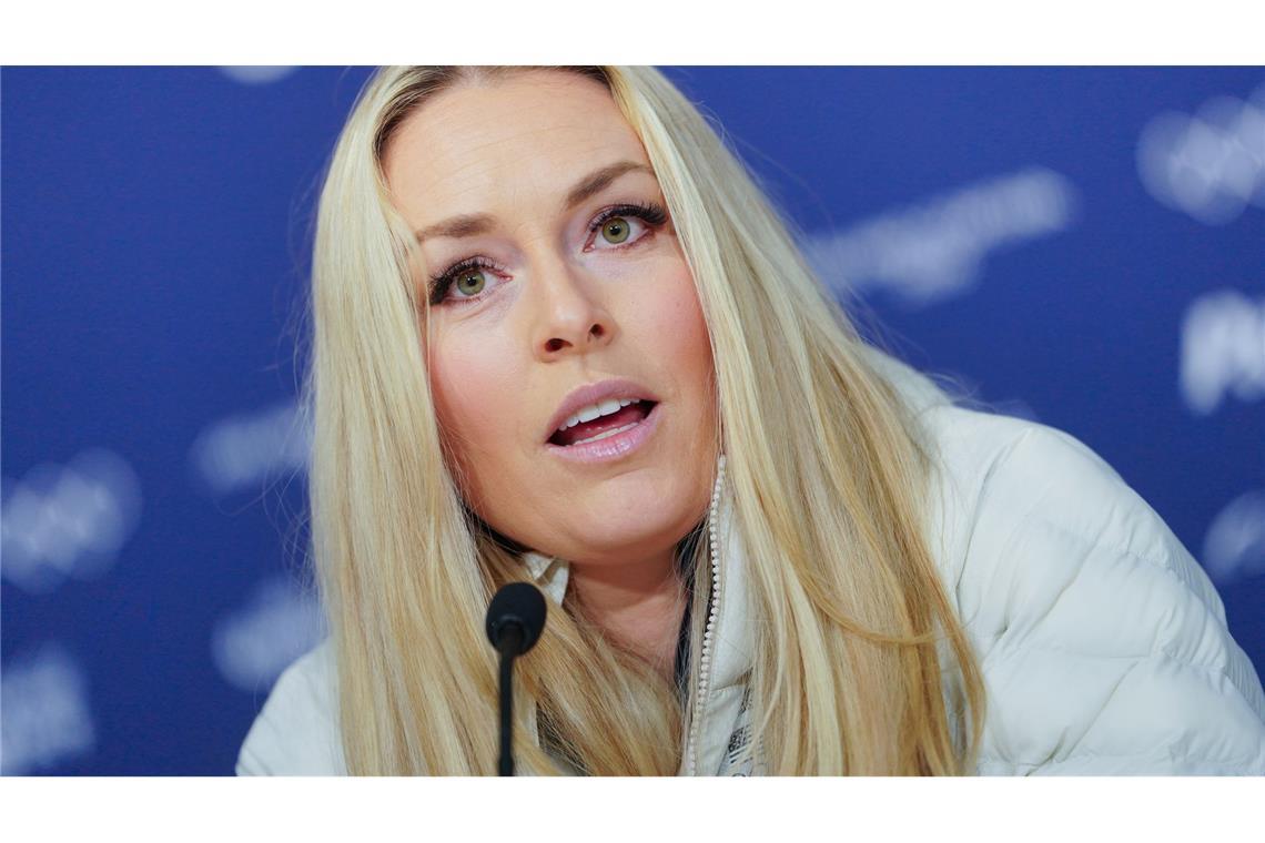 Lindsey Vonn hat sich mit einer Bitte an die Fans zu Wort gemeldet. (Archivbild)