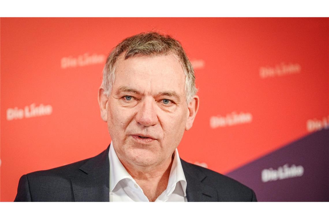 Linken-Bundeschef van Aken zeigt sich zuversichtlich, dass seine Partei bei der Landtagswahl in Baden-Württemberg ein gutes Ergebnis erreichen wird.