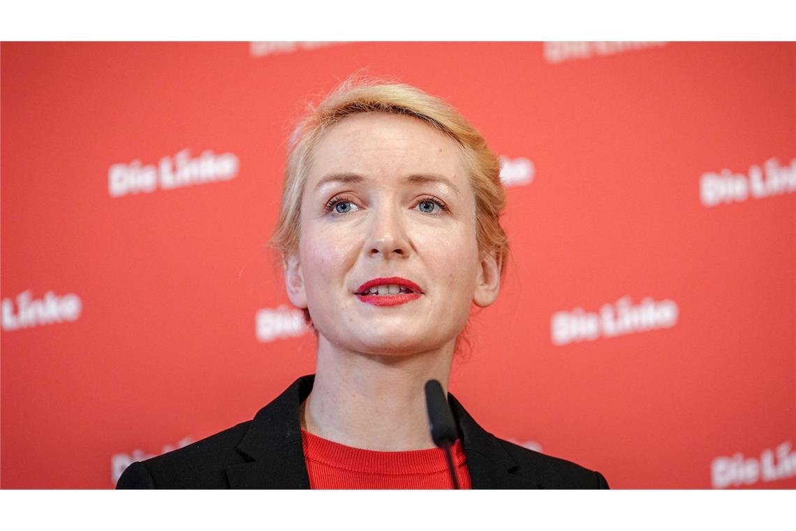 Linke nennt künftiges CDU-Kabinett „Sammelbecken von Wald- und Wiesenpolitikern“ Linken-Chefin Ines Schwerdtner sieht das künftige Kabinett äußerst kritisch. (Archivbild)
