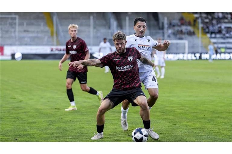 Linksverteidiger David Kammerbauer und der SGV Heilbronn-Freiberg spielen am Dienstag im WFV-Pokal bei Normannia Gmünd.