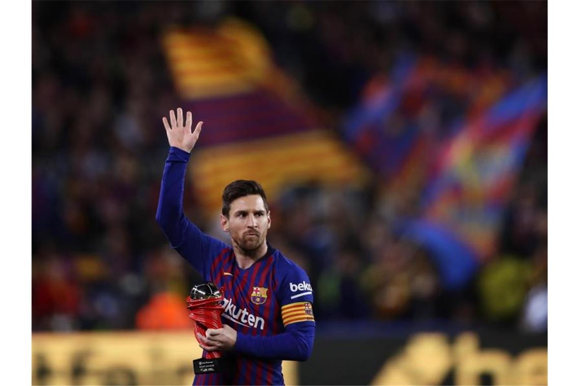 FC Barcelona bedankt sich bei Messi mit emotionalem Video Lionel Messi wird nicht mehr für den FC Barcelona spielen. Foto: Manu Fernandez/AP/dpa