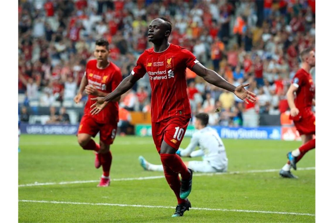 Liverpools Sadio Mane feiert sein Tor zum 1:1. Foto: Adam Davy/PA Wire