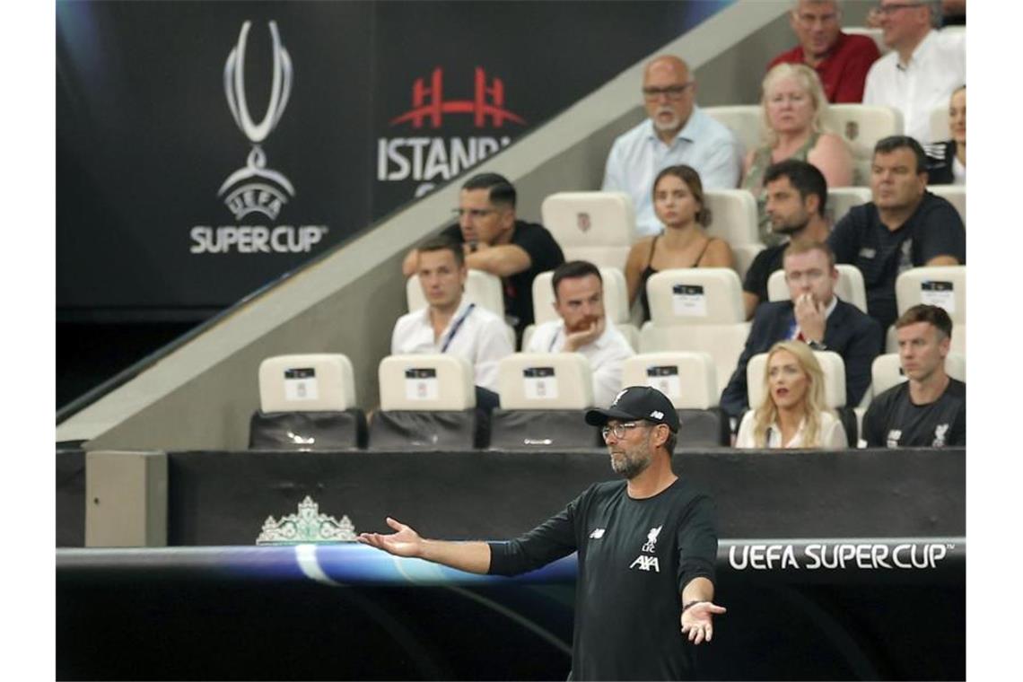 Klopp wirbt für Änderung der Regelauslegung bei Abseits Liverpools Trainer Jürgen Klopp hadert mit der Abseitsregel. Foto: AP