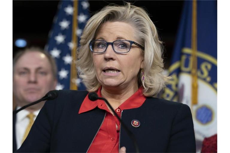 Liz Cheney, Vorsitzende der Republikanischen Konferenz im Repräsentantenhaus. Foto: J. Scott Applewhite/AP/dpa