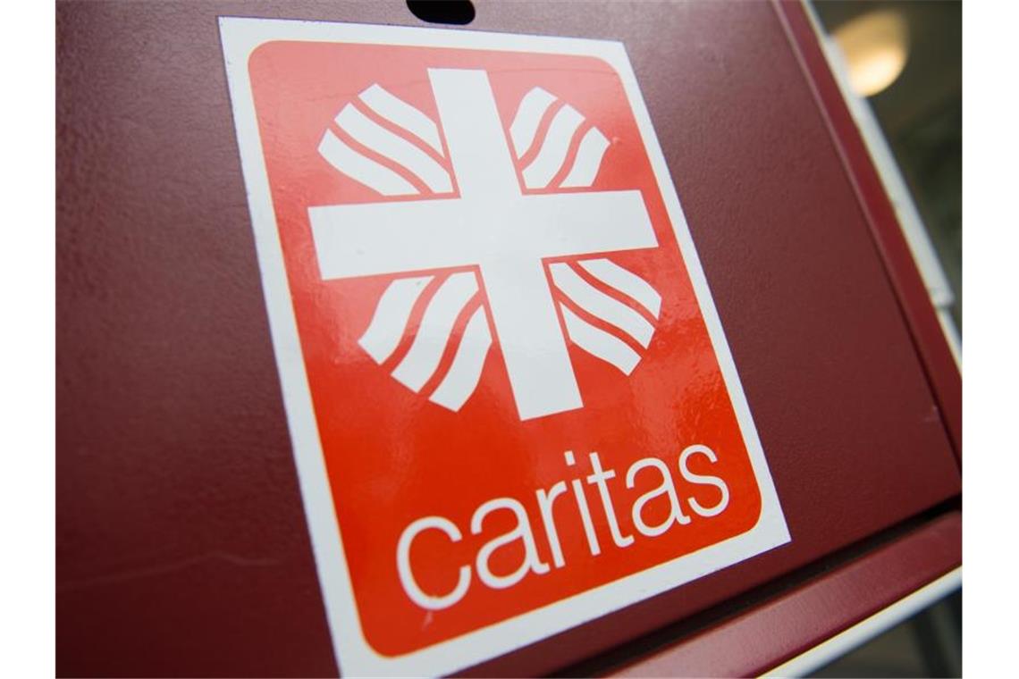 Logo der Caritas. Foto: Christophe Gateau/dpa/Symbolbild