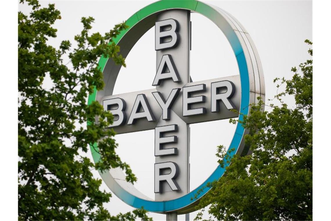 Logo von Bayer. Foto: Oliver Berg/dpa/Archivbild