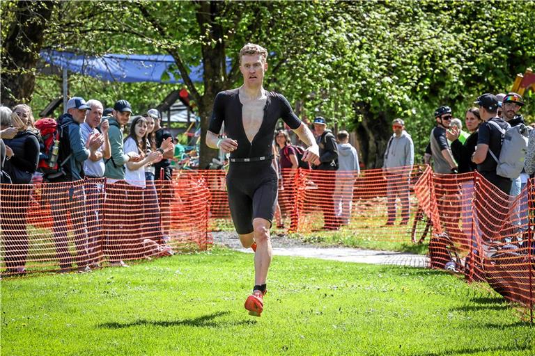 Lokalmatador Thomas Bosch möchte den Backnanger Citytriathlon zum zweiten Mal nach 2018 gewinnen. Archivfoto: Alexander Becher