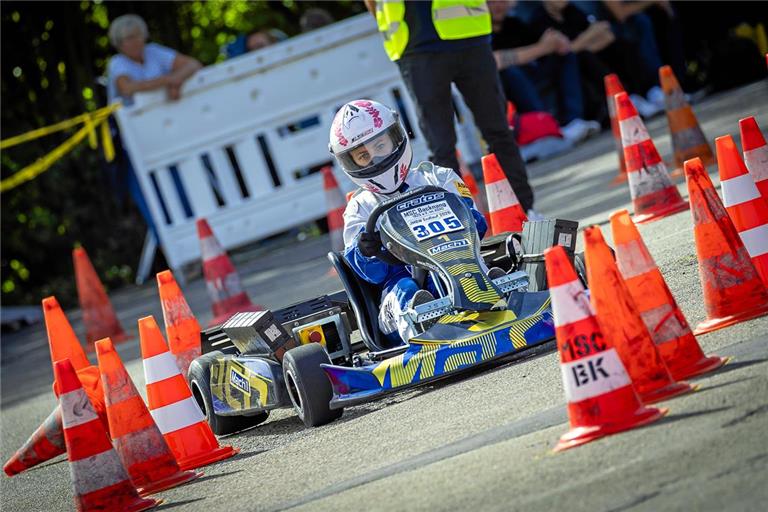 Lokalmatadorin Lana Radenkovic überzeugt mit zwei fehlerfreien Läufen. Nur knapp verpasst sie die Top Ten. Foto: Alexander Becher
