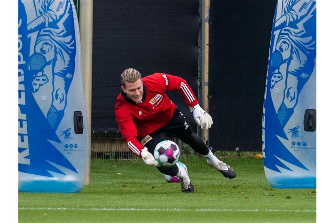 Verletzung im Training: Union Berlin bangt um Keeper Karius Loris Karius, neuer Torwart beim 1. FC Union Berlin. Foto: Christophe Gateau/dpa