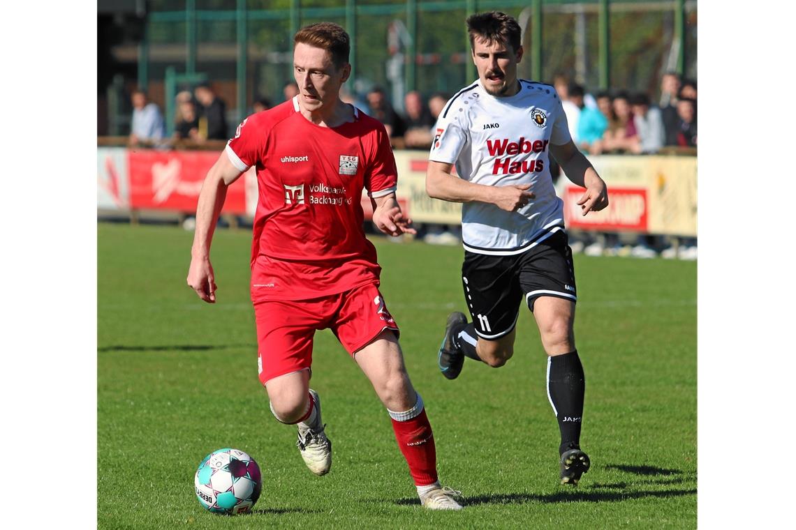 Ersten Auswärtssieg im neuen Jahr gelandet Loris Maier und die TSG-Fußballer waren in Linx meistens einen Schritt voraus. Foto: A. Hornauer