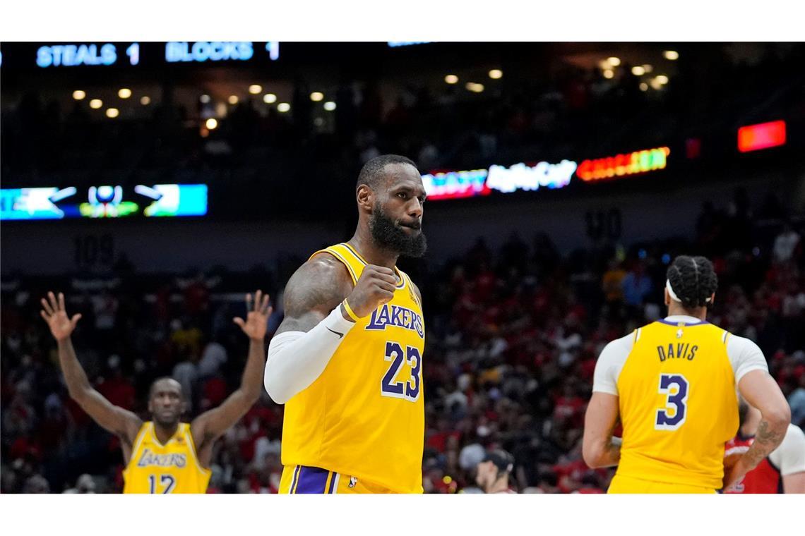 Lakers machen Playoff-Einzug mit Sieg in New Orleans perfekt