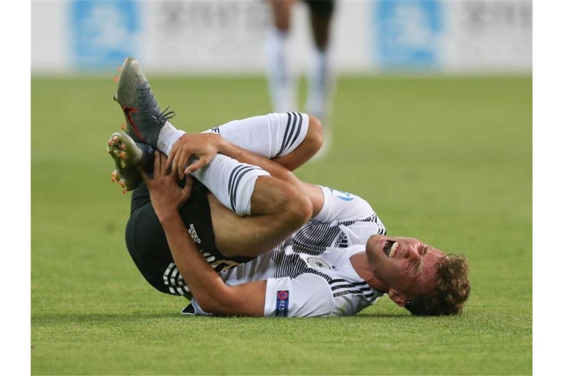 Bitteres 1:2 im EM-Finale für U21 - „Haben alles gegeben“ Luca Waldschmidt musste behandelt werden, konnte aber weiter spielen. Foto: Cezaro De Luca