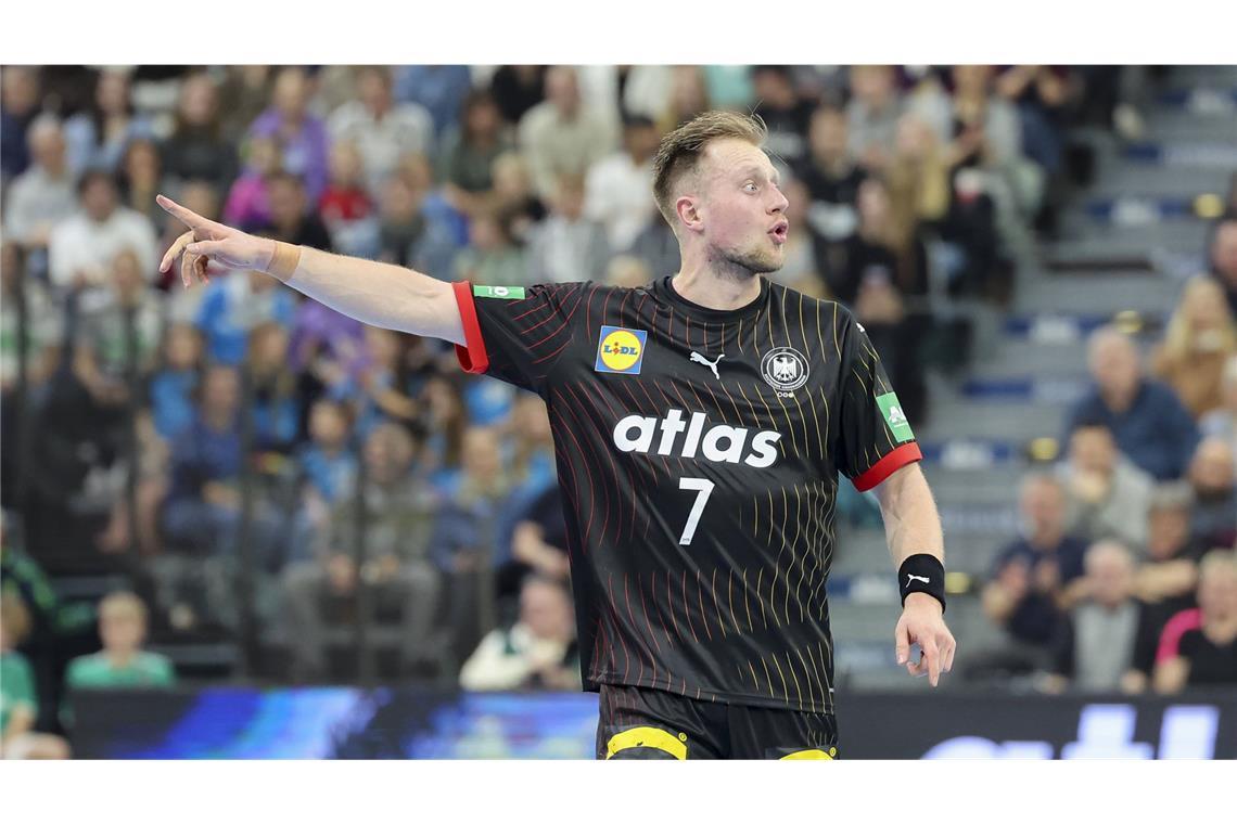 Das ist der Kader von Bundestrainer Alfred Gislason Luca Witzke, Rückraum Mitte, 3.4.1999, SC DHfK Leipzig, 38 LS, 72 Tore
