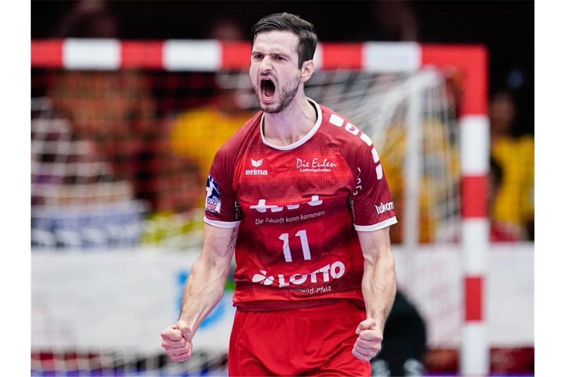 Handball-Bundesligist Ludwigshafen verlängert Scholz-Vertrag Ludwigshafens Jonathan Scholz. Foto: Uwe Anspach/dpa/Archivbild
