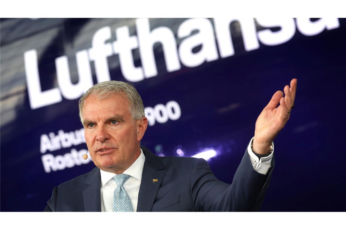 Lufthansa-Vorstandschef Carsten Spohr hat große Pläne am Münchner Flughafen.