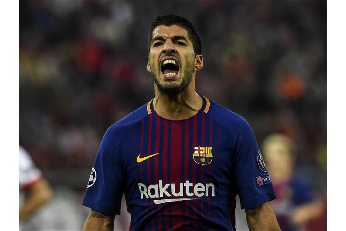 Luis Suárez spielt jetzt für Atlético Madrid. Foto: Angelos Tzortzinis/dpa