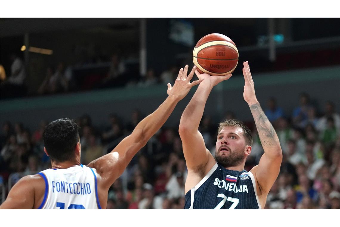 Voller Fokus auf Doncic: Basketballer mit Ziel Halbfinale Luka Doncic müssen die deutschen Basketballer in Schach halten