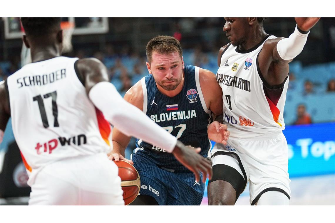 Luka Doncic stellte die deutschen Basketballer vor riesige Probleme.