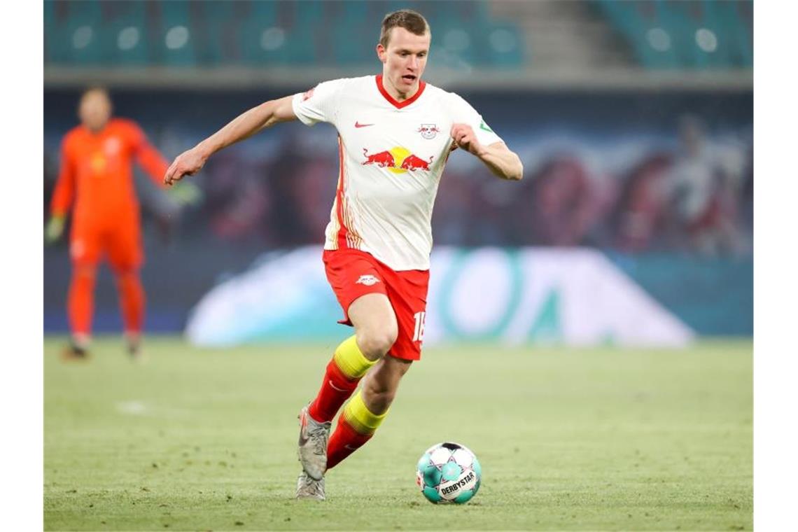 Klostermann vor 100. Liga-Spiel für Leipzig Lukas Klostermann absolviert sein 100. Bundesligaspiel für Leipzig. Foto: Jan Woitas/dpa-Zentralbild/dpa