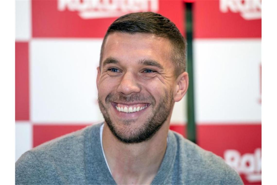 Lukas Podolski wird zum 1. FC Köln zurückkehren. Foto: Bernd Thissen/dpa