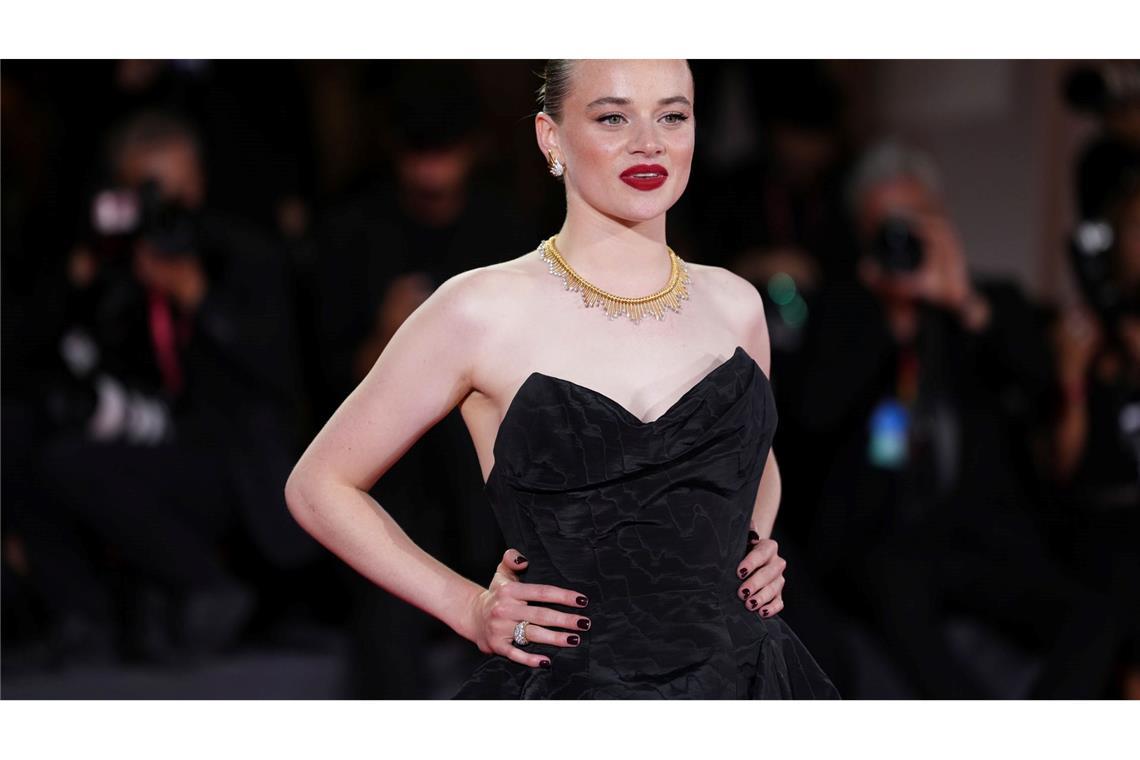 Goldener Löwe in Venedig für Jim Jarmusch Luna Wedler vor der Premiere von "Silent Friend".